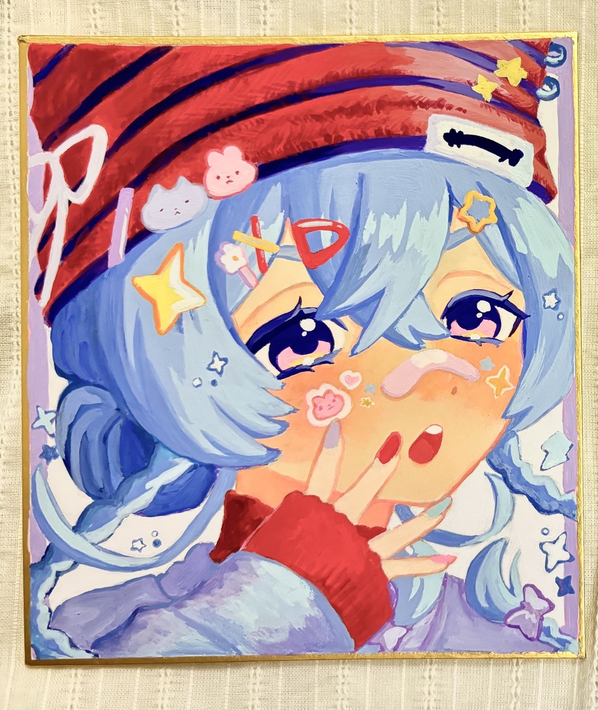 【原画色紙】y2k女の子