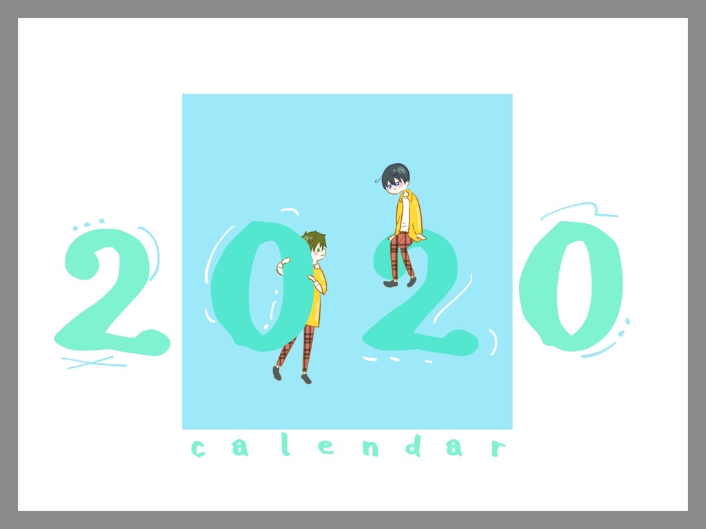 2020 MH 卓上カレンダー