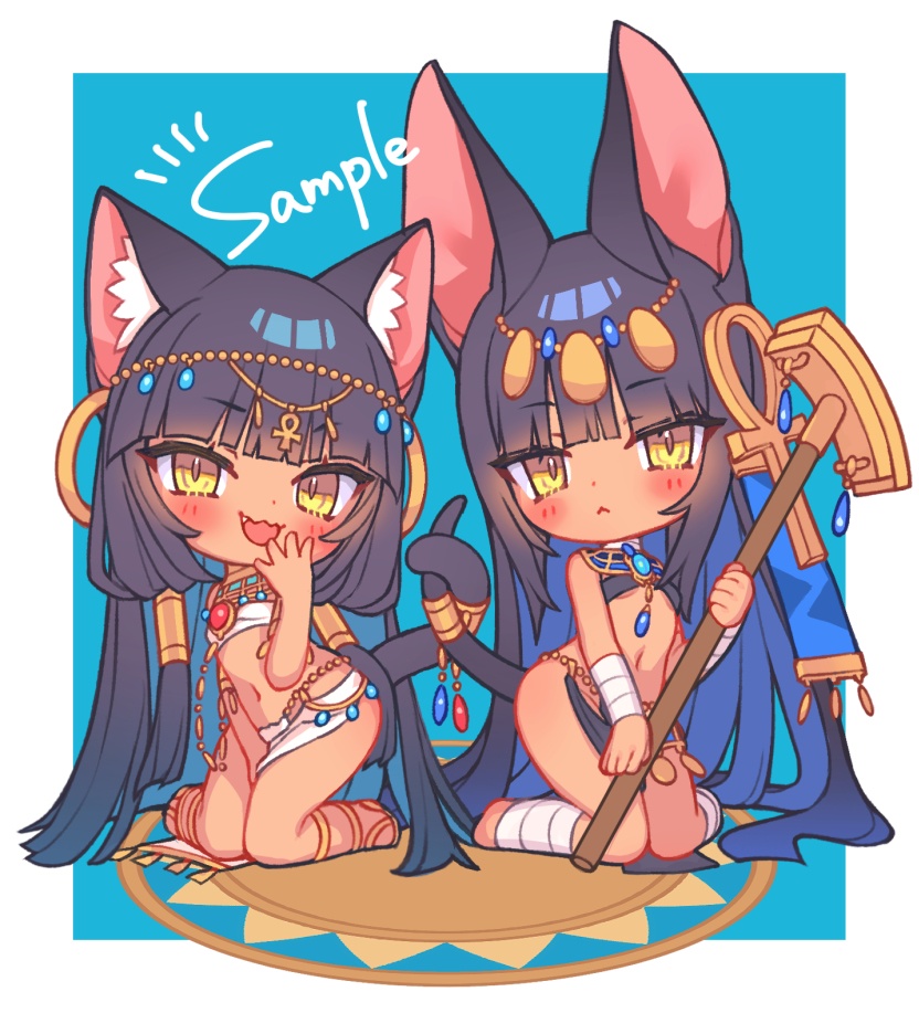アヌビス＆バステト SDアクリルスタンド