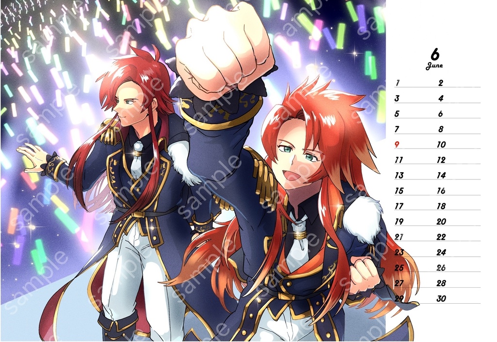 アシュルク卓上カレンダー