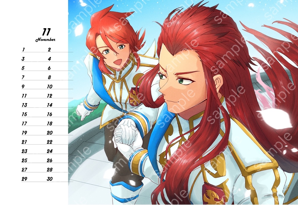 アシュルク卓上カレンダー