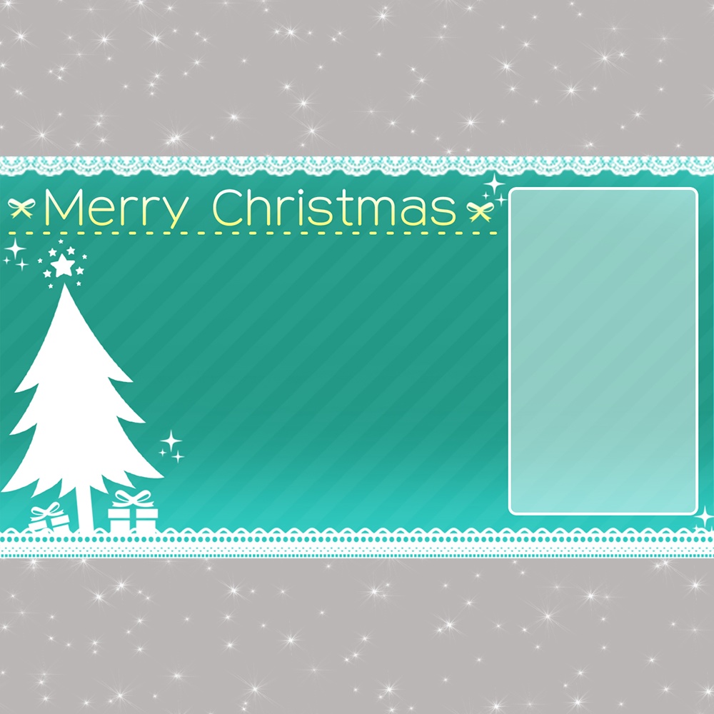 【無料】クリスマス配信画面_６色セット