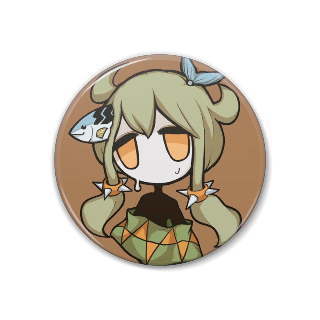 【〆さぼてん】缶バッジ38mm