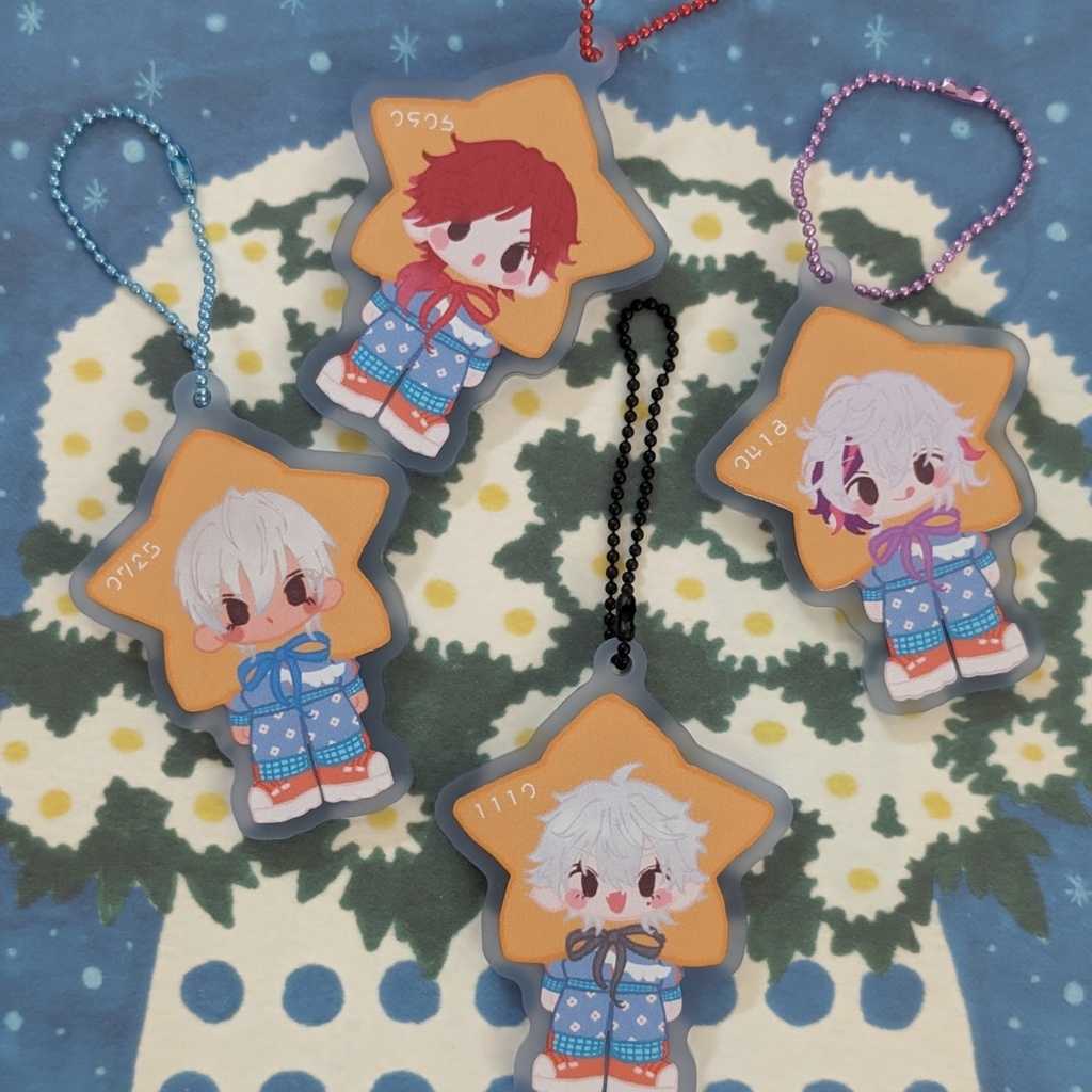 hoshinoko acrylic keychain