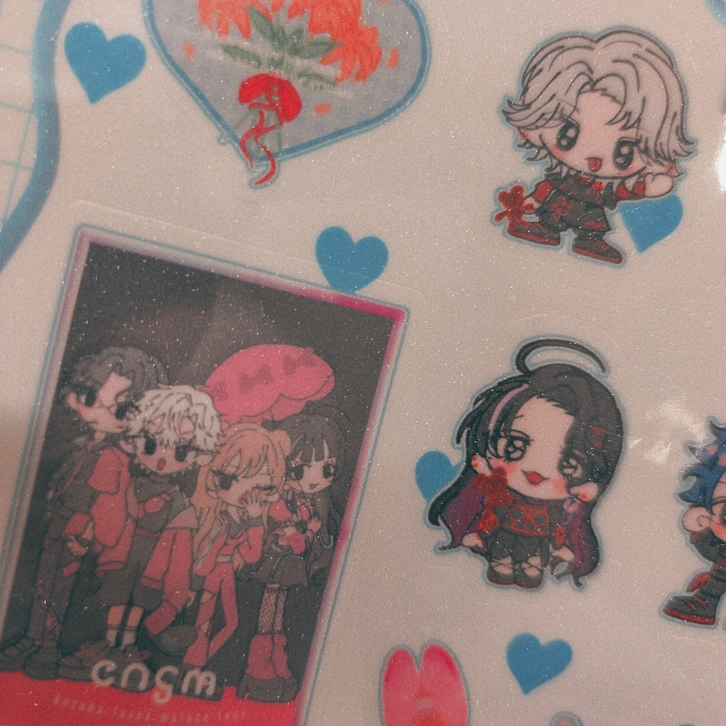 half cut sticker うーさとずーは / ENIGMA