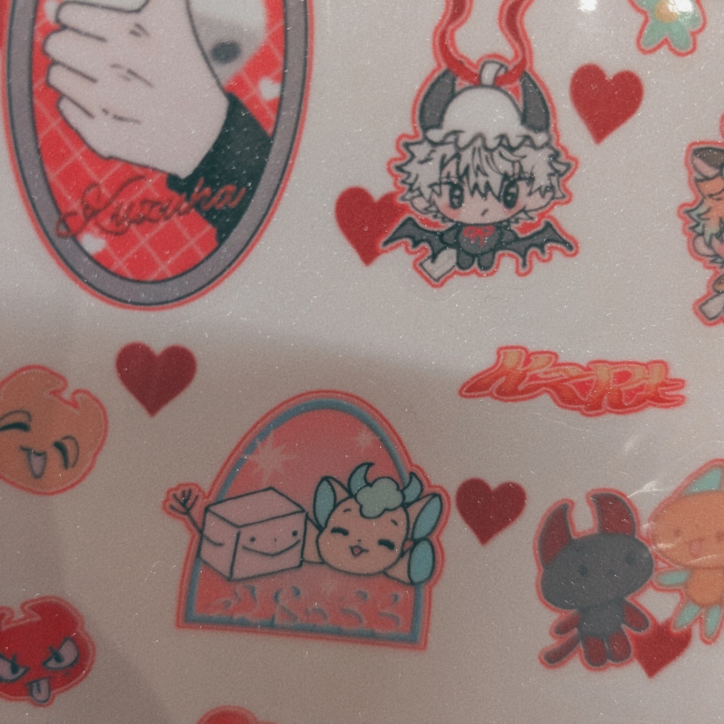 half cut sticker うーさとずーは / ENIGMA