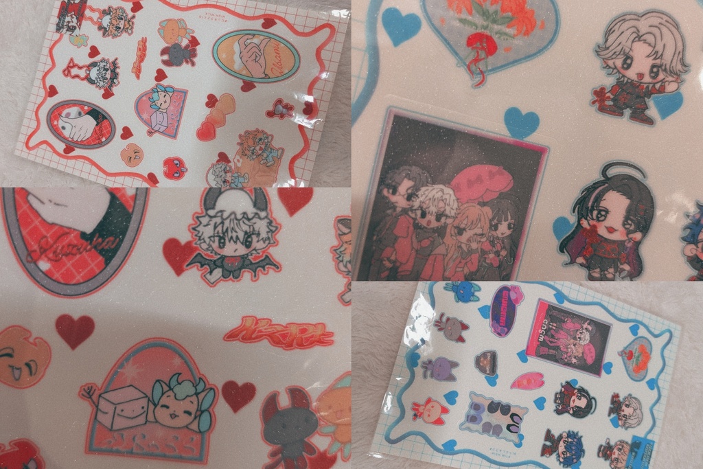 half cut sticker うーさとずーは / ENIGMA