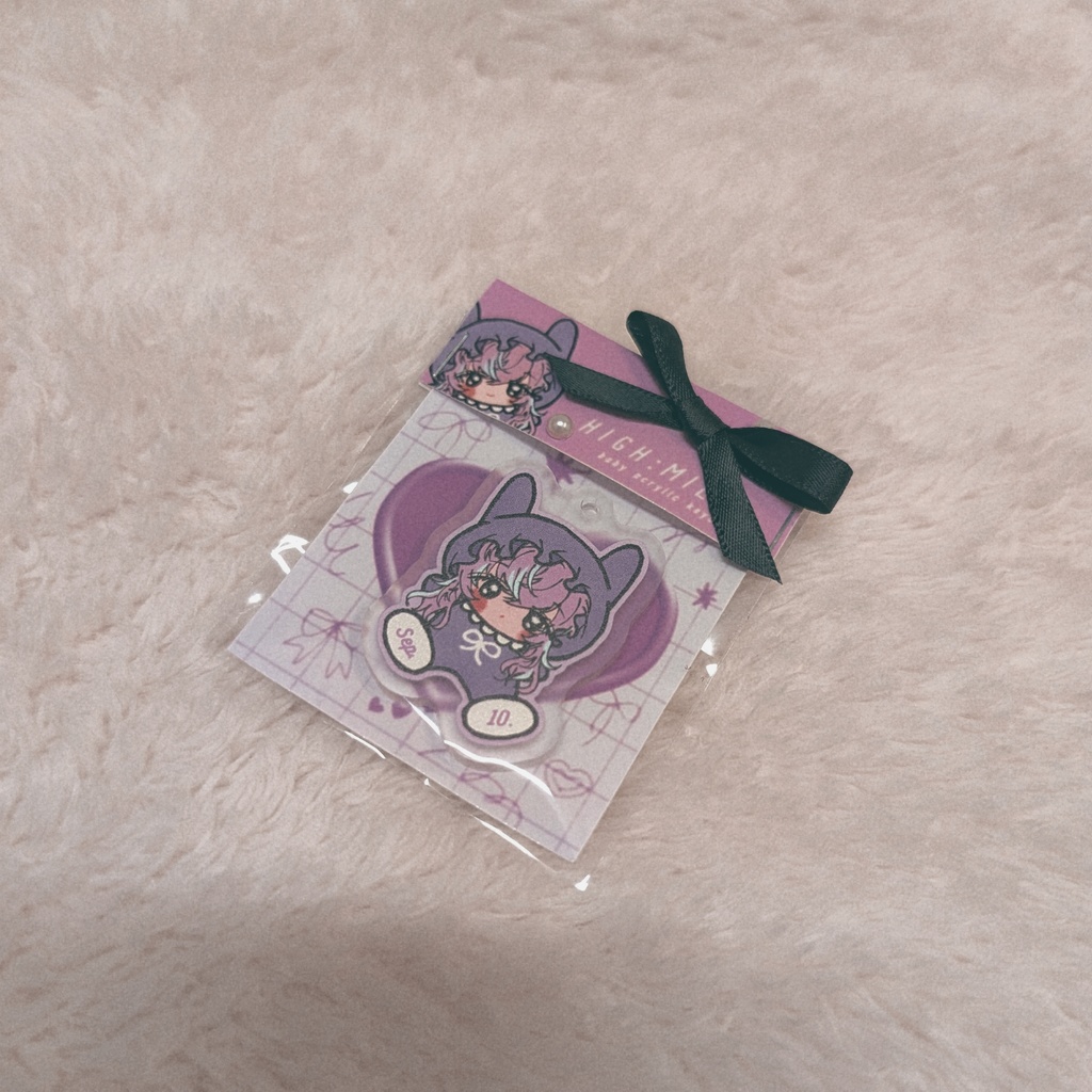 Baby acrylic keychain HOSHIRUBESHO🐙🌟