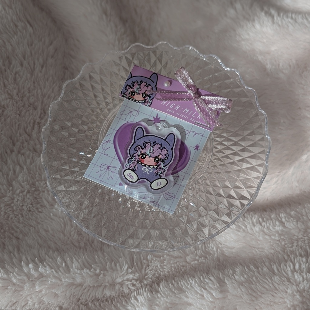 Baby acrylic keychain HOSHIRUBESHO🐙🌟