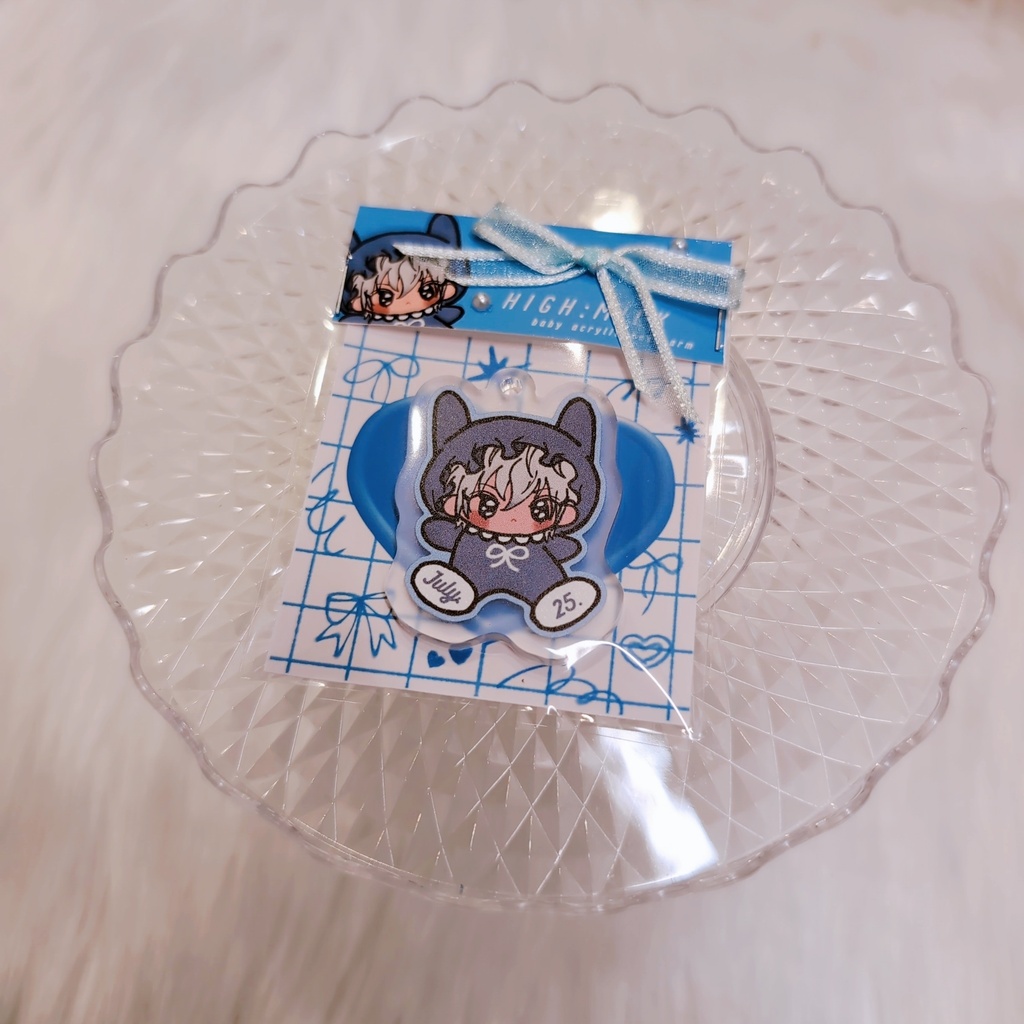🆕 Baby acrylic key chain IBRAHIM💧