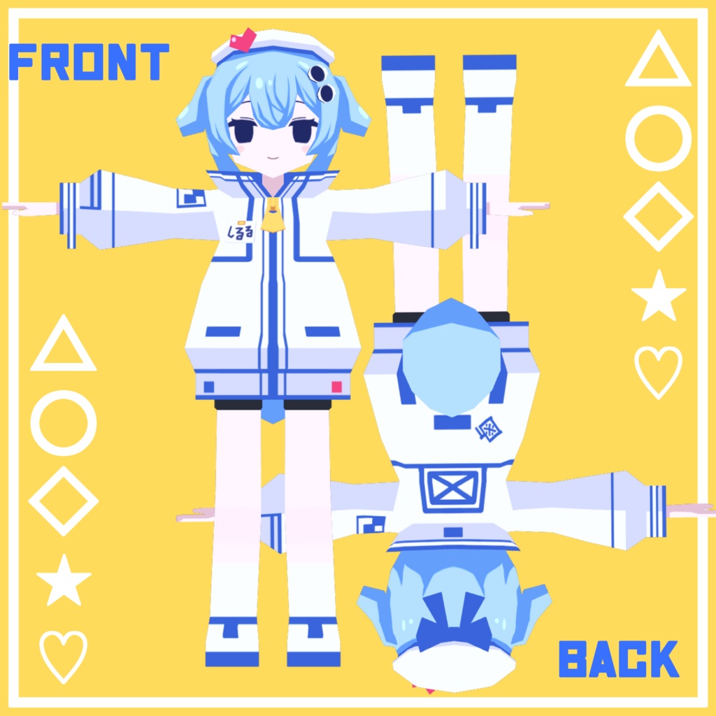 オリジナル3Dモデル「プチシルル」