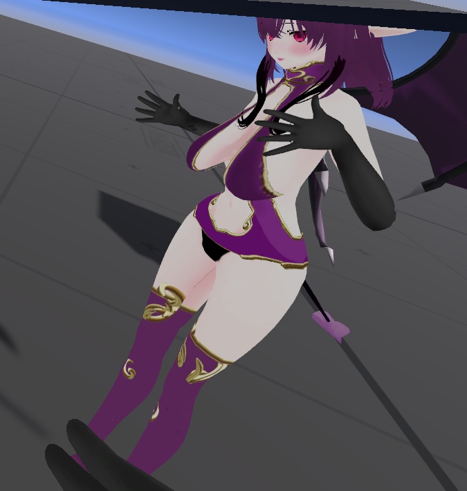 【glb】サキュバスのしっぽ【無償】