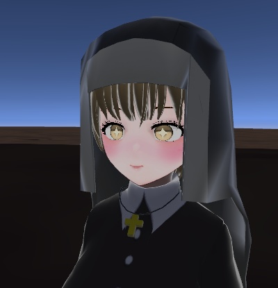 【glb】シスターハットと首飾り【無償】