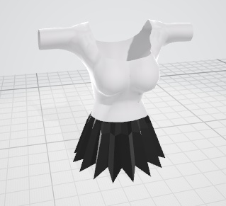 【glb】リアル女性をTポーズにしたデータ【フリー】