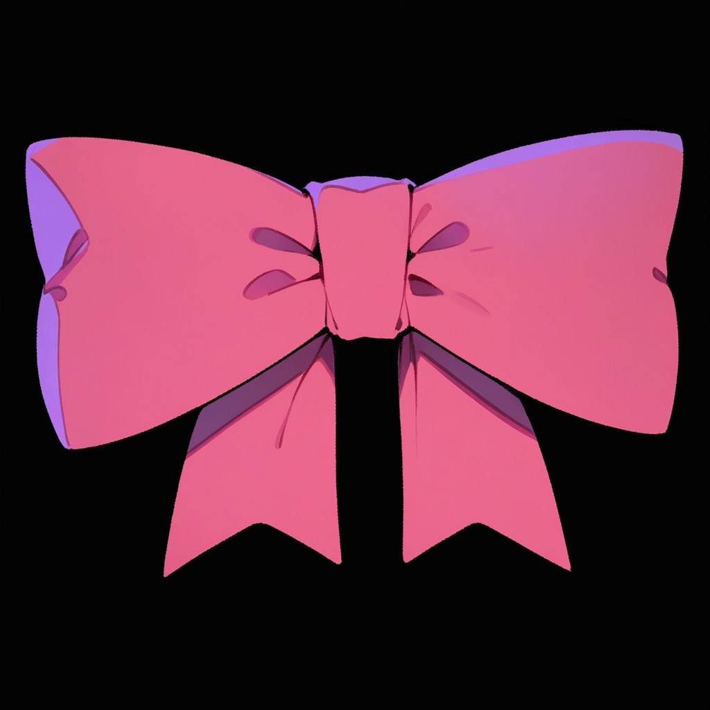 【xwear】リボン2【AI】【glb】【フリー】