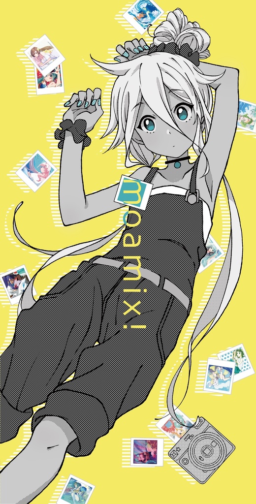 C96新刊 ボカロイラスト本 Moamix 創作ポストカードセット ごんのみせ Booth