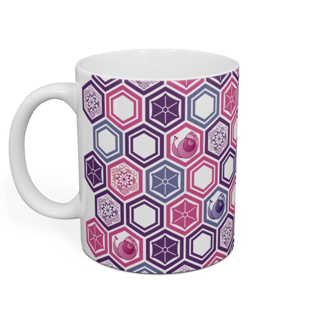 あじさい紋マグカップ