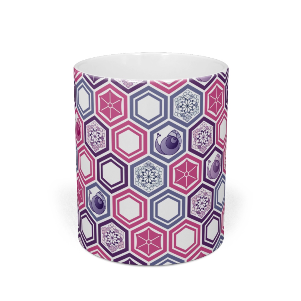 あじさい紋マグカップ