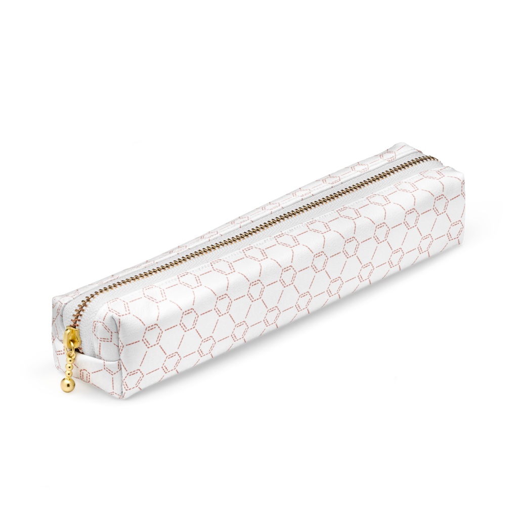 弁禅(ベンゼン)紋ペンケース 紅