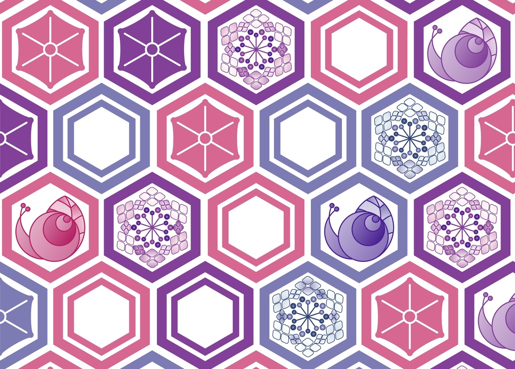 あじさい紋ペンケース