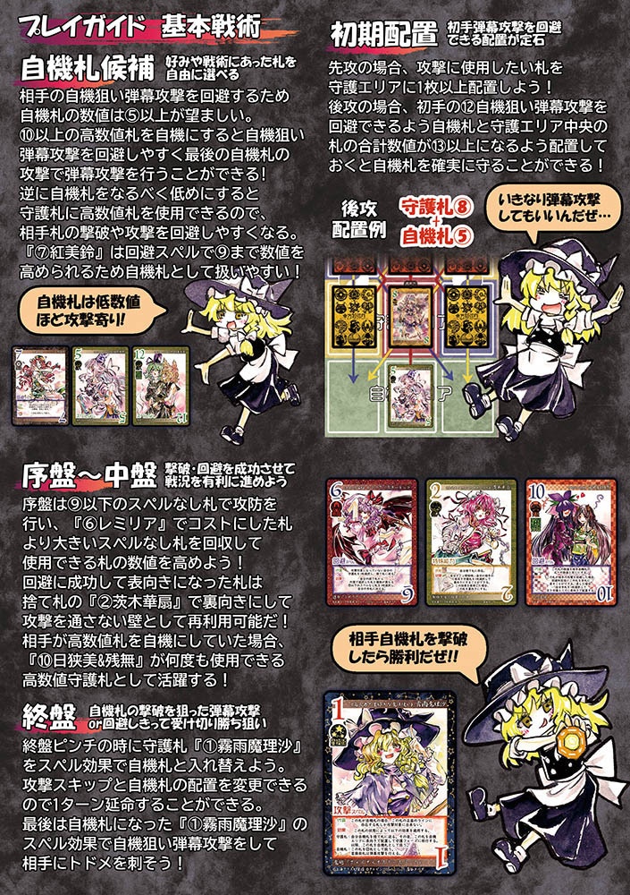 東方Project二次創作TCG『東方如何月』マスタースパーク(スターターセット)