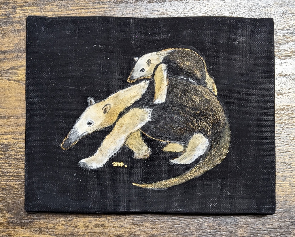 アリクイの親子