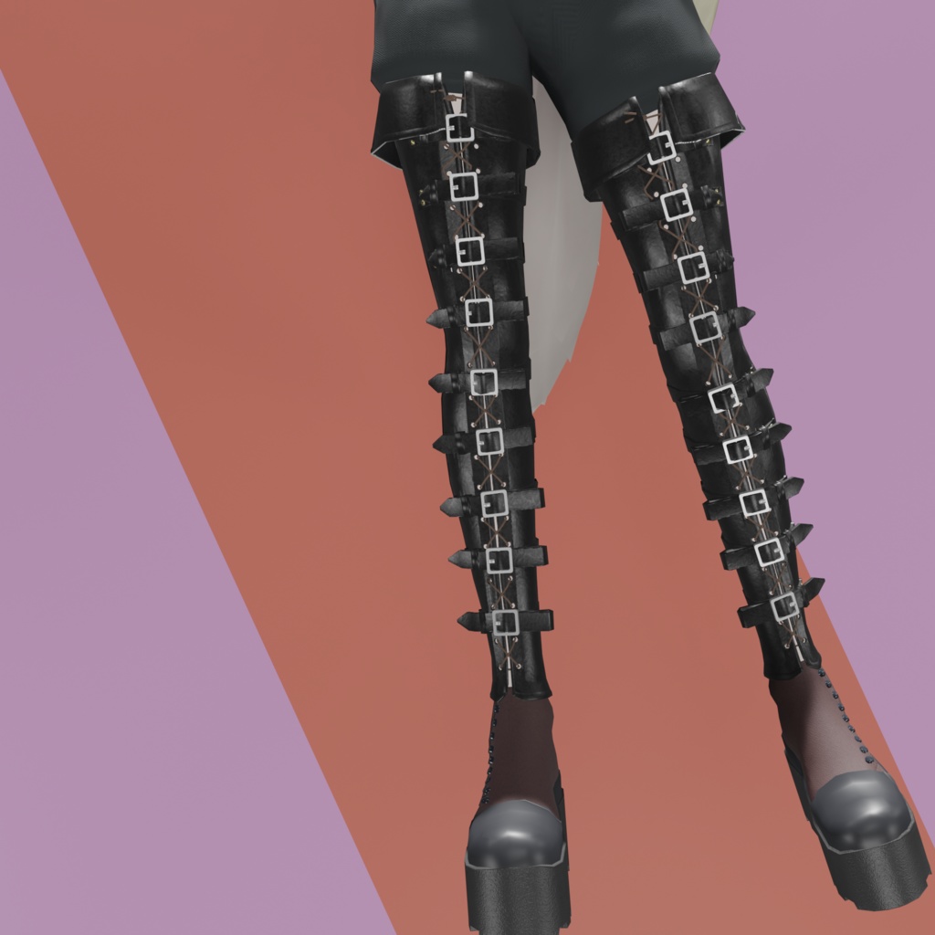 「京狐さん」用衣装 ブラウス+ショートパンツ+ブーツ