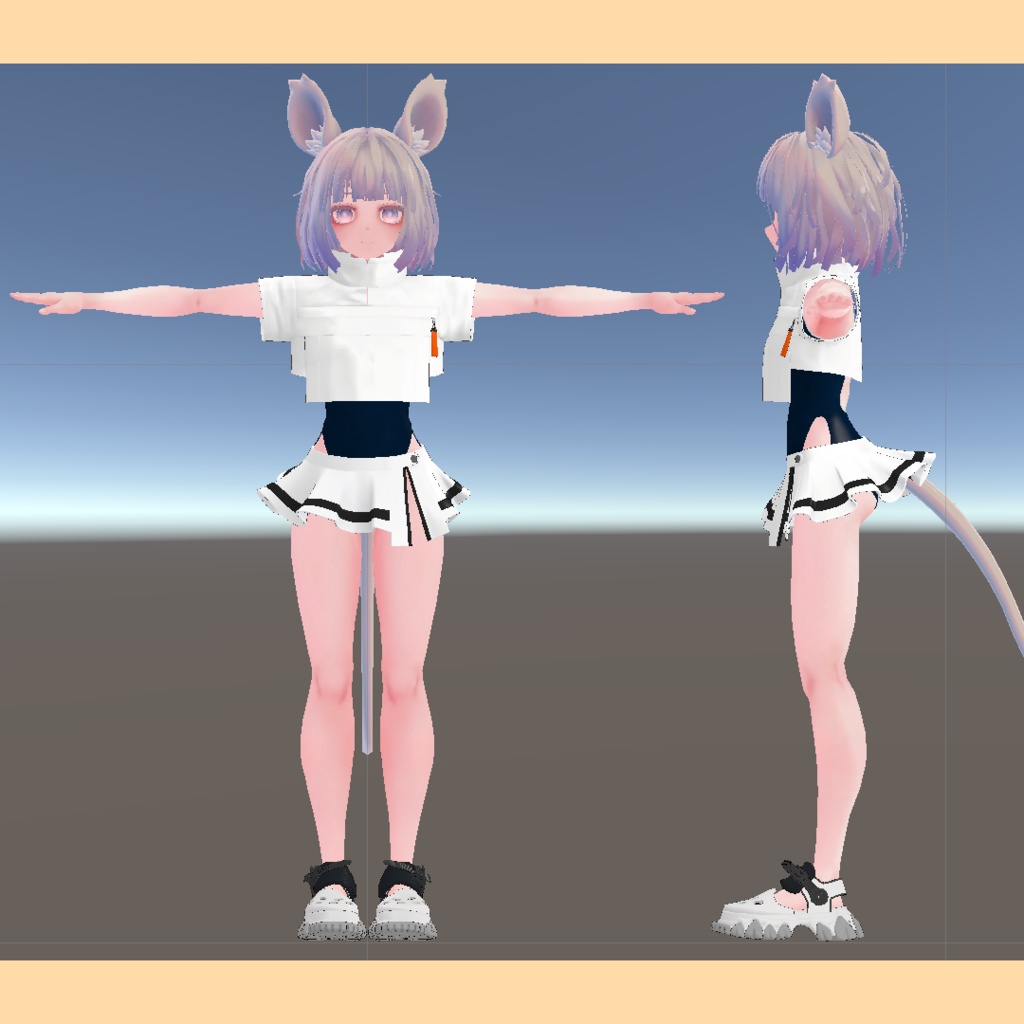 【靴のみ販売あり】「ちゅろ」用衣装 水着セット