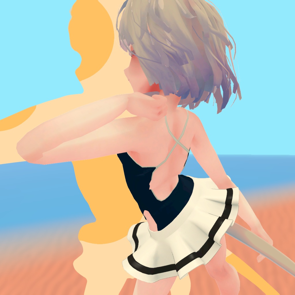 【靴のみ販売あり】「ちゅろ」用衣装 水着セット