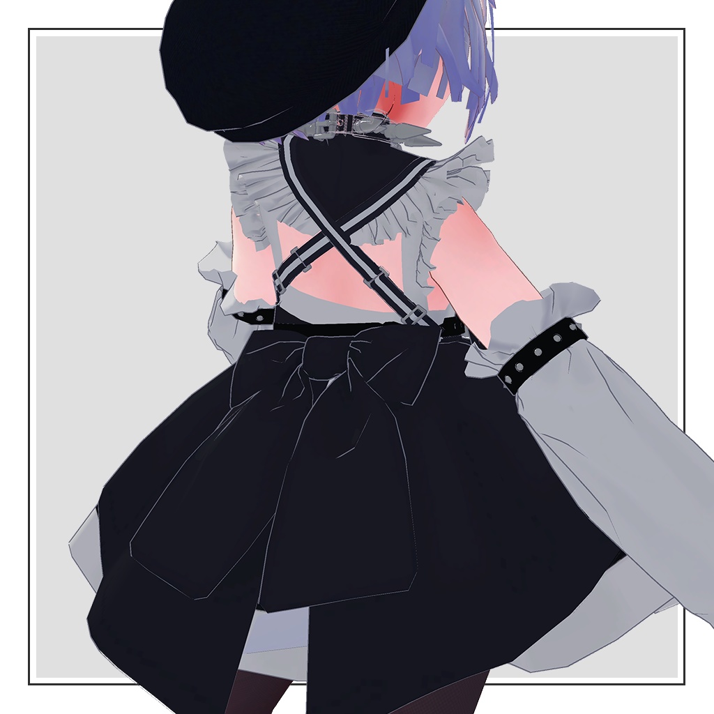 「ちゅろ」向け ふわふわメイド服