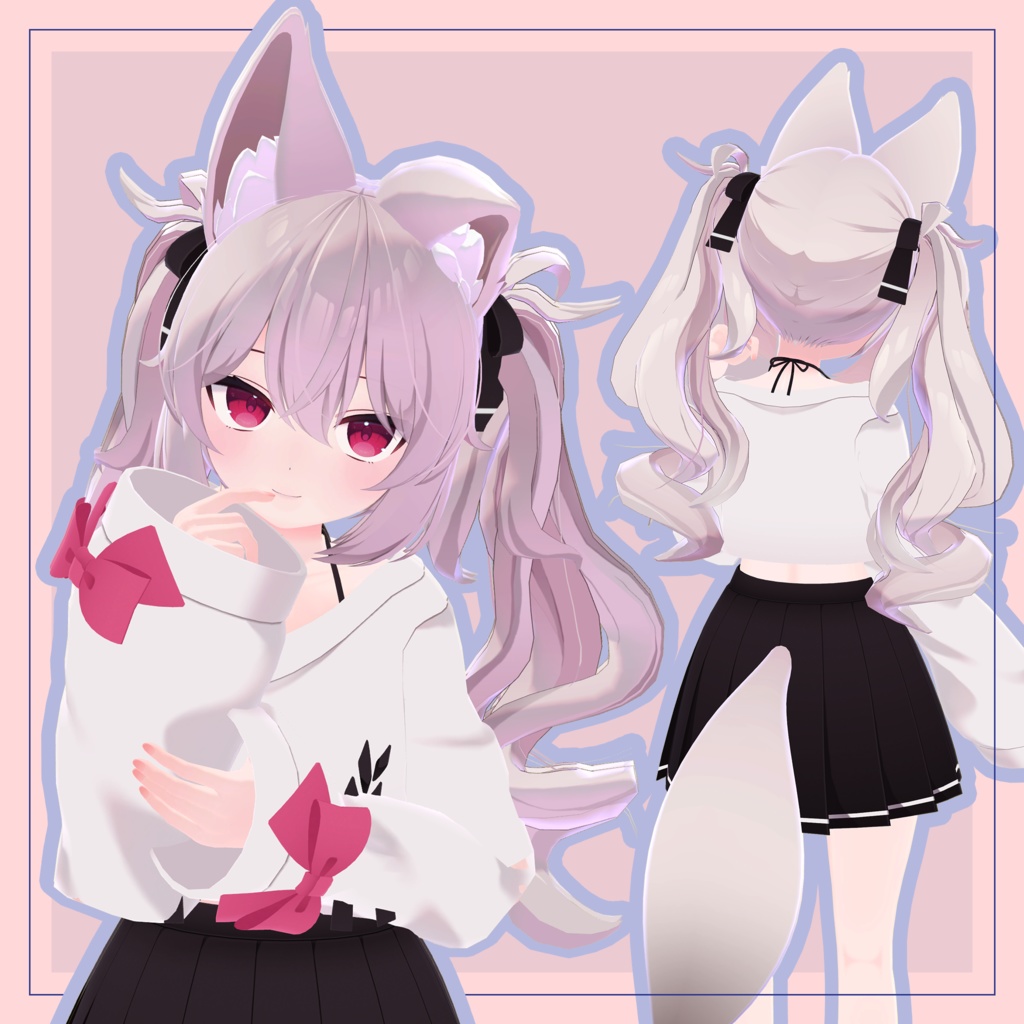 【PB対応】『カリン』向け くるふわツインテール【髪型】