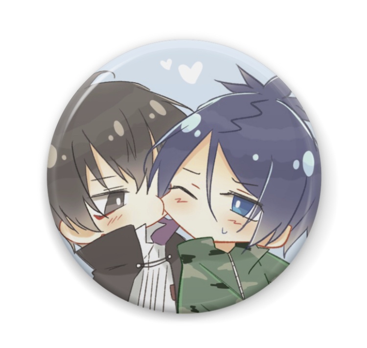 推しカプ缶バッジ／雲骸