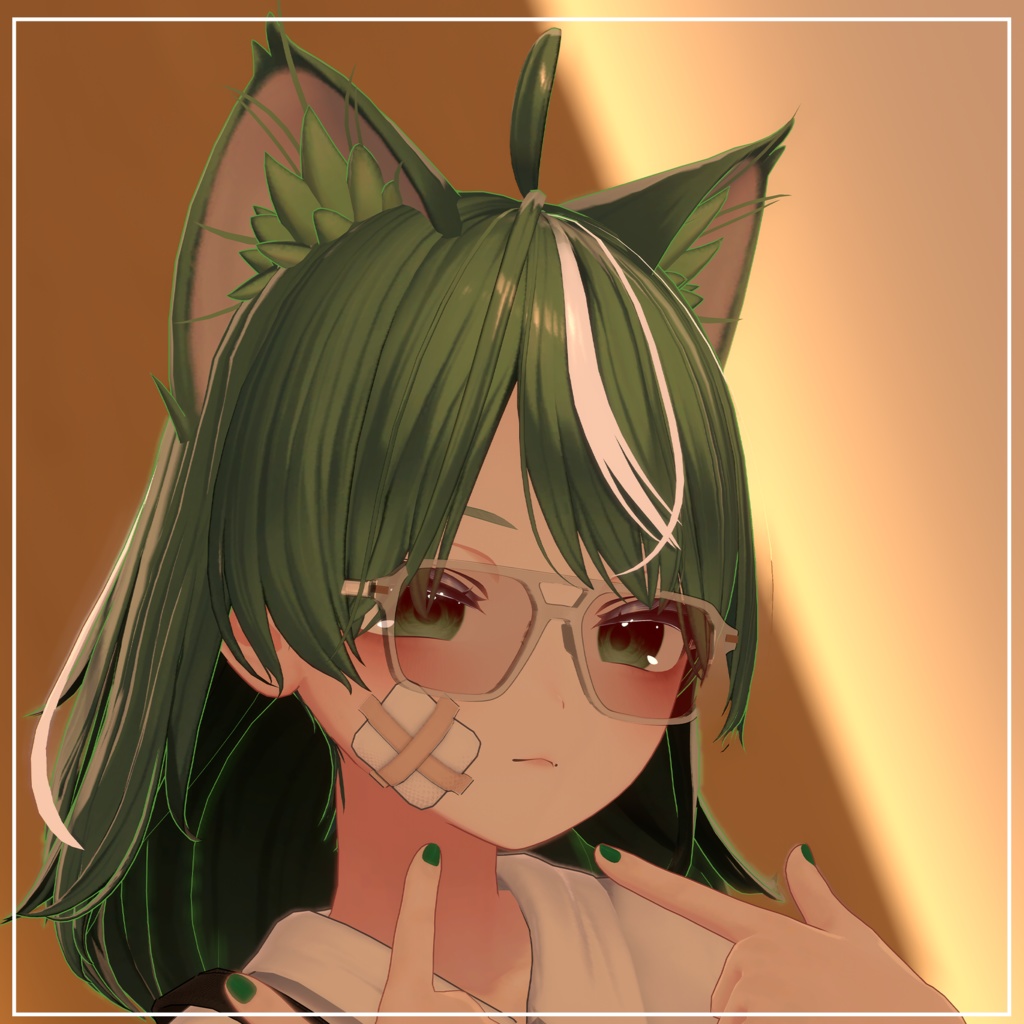 Vintage Flat Aviator Glasses