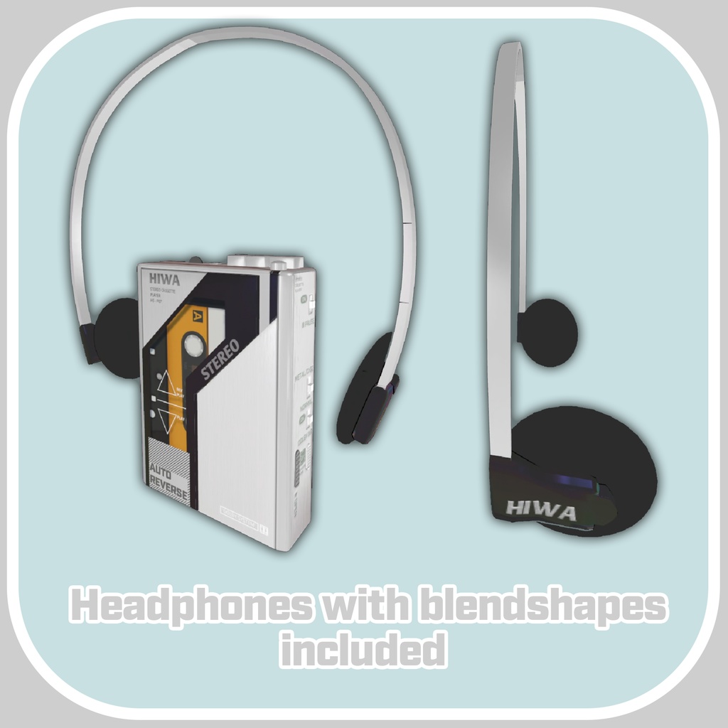 『HS-P07』 Cassette Player & Headphones