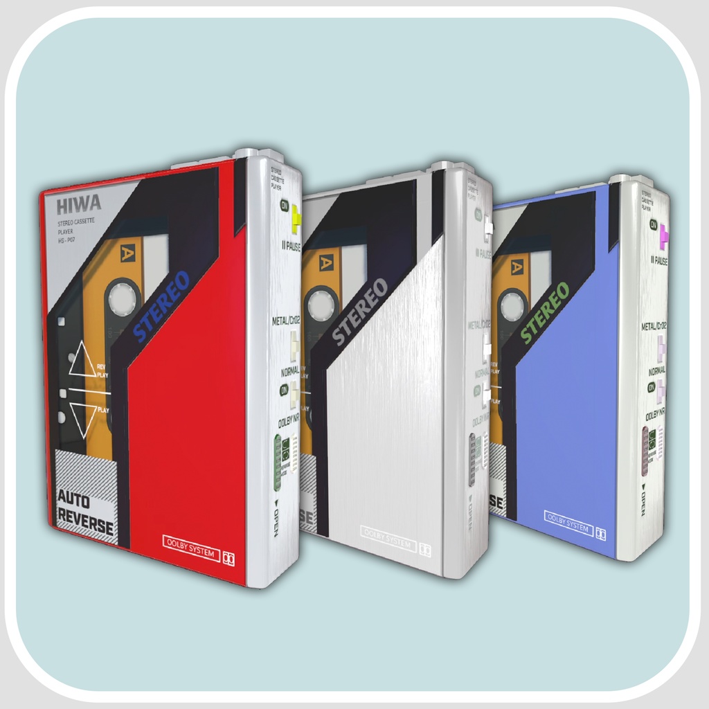 『HS-P07』 Cassette Player & Headphones