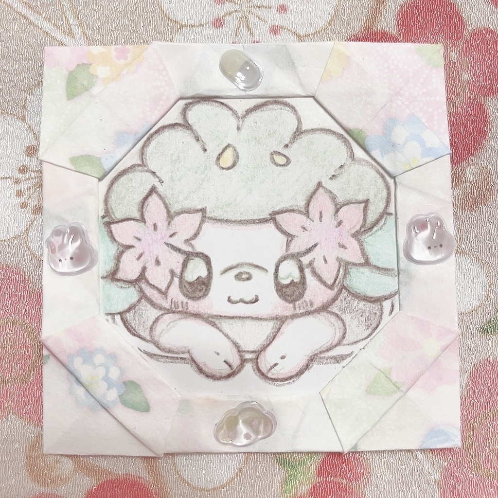 【 折り紙 】シェイミ
