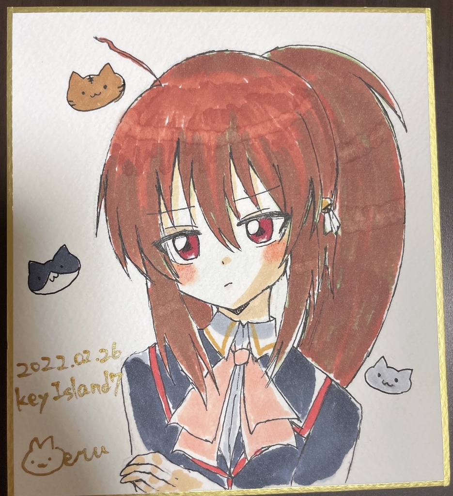 鈴ミニ色紙