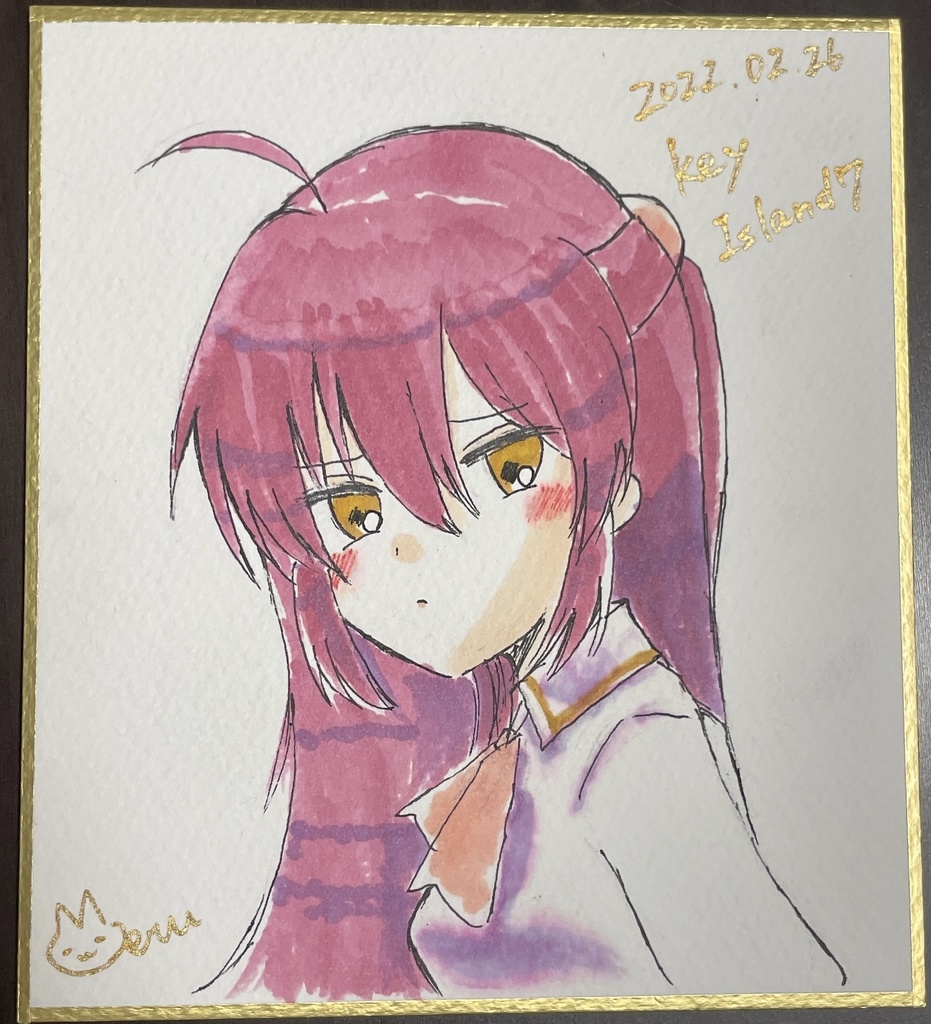 佳奈多ミニ色紙
