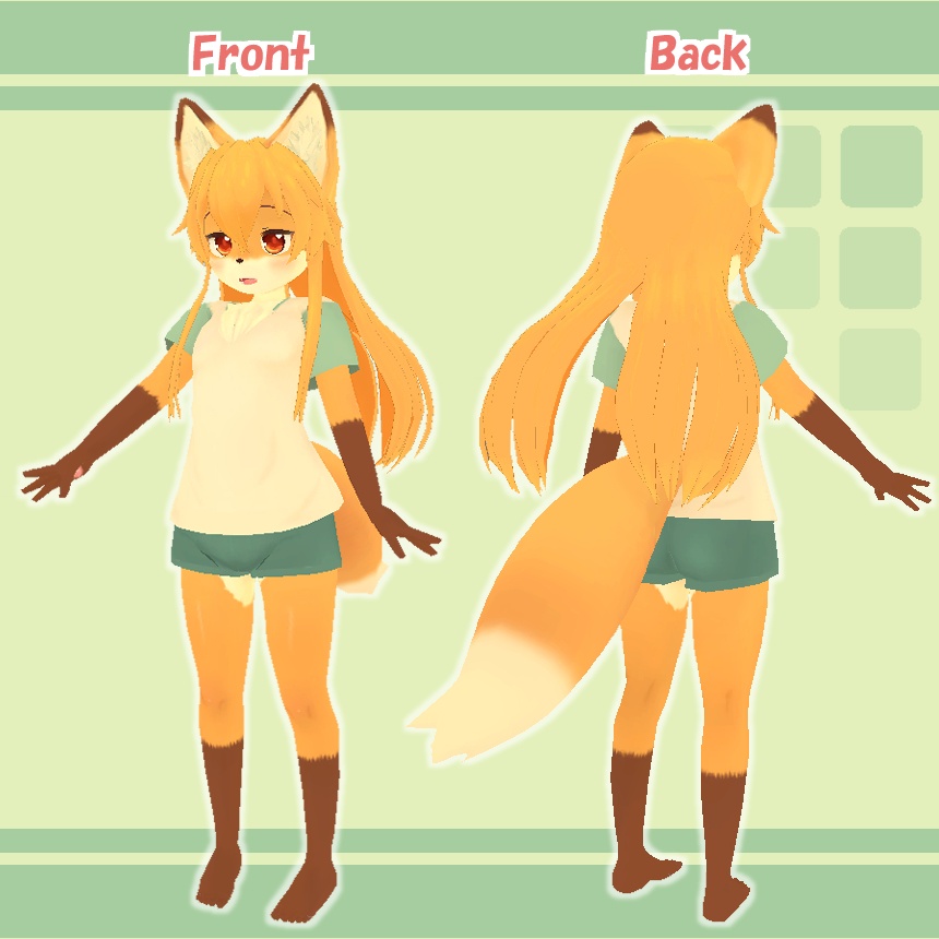 【オリジナルVRChat向けアバター】くれな