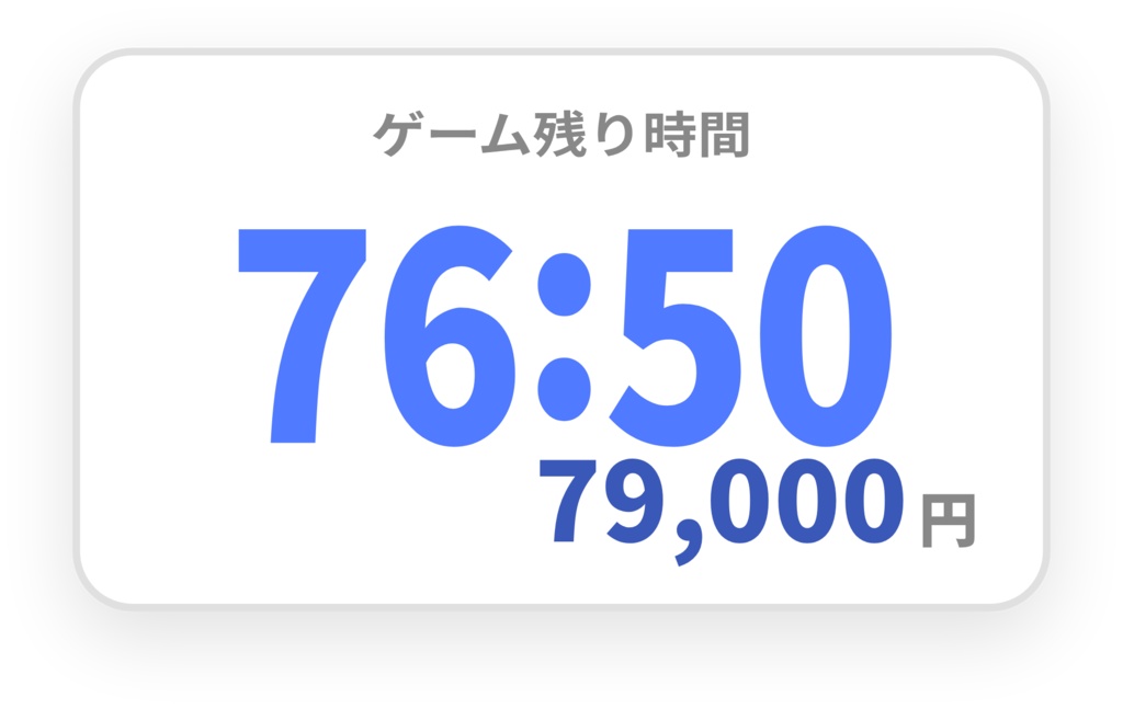 【OBS用/全15デザイン】賞金・ポイントが増える!配信用カウントダウンタイマー【耐久配信・ブラウザソース】