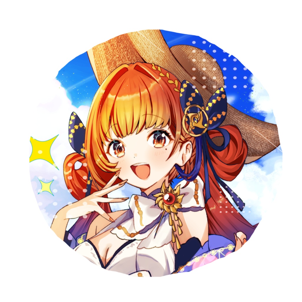 ラメ入り缶バッジ【2024夏】