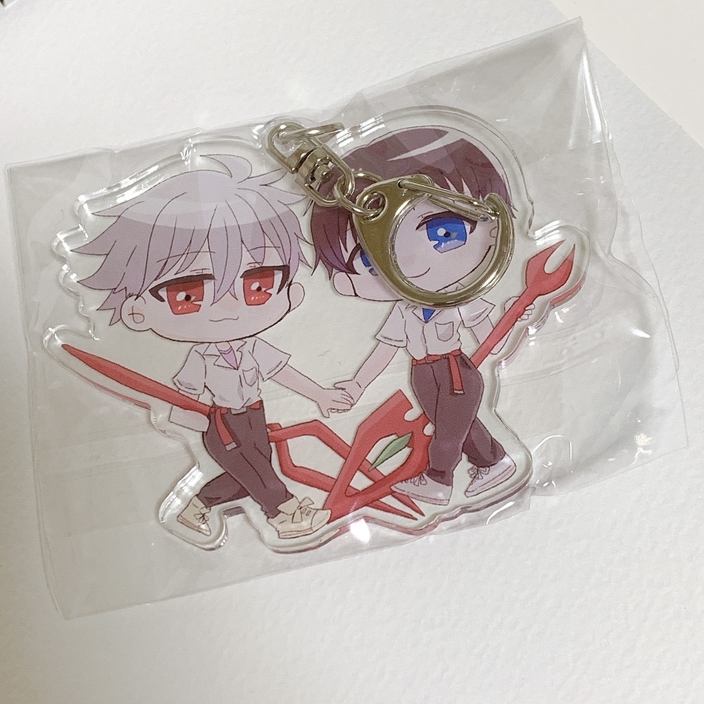 Qカヲシンアクリルキーホルダー