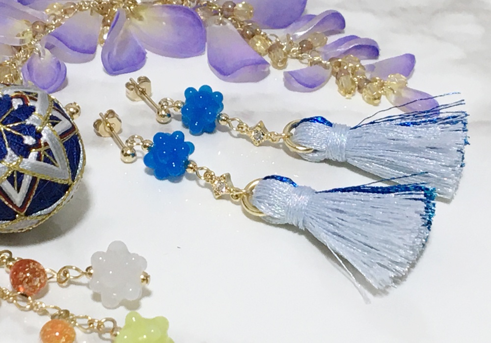 【刀剣乱舞】ガラス製ピアス(イヤリングに変更できます)