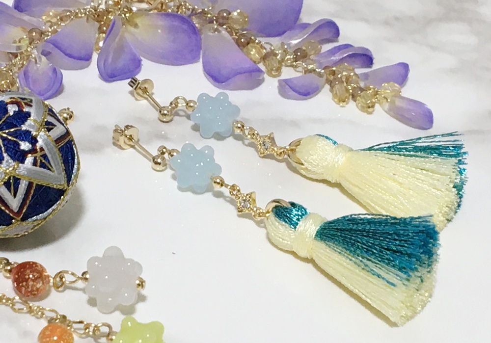 【刀剣乱舞】ガラス製ピアス(イヤリングに変更できます)