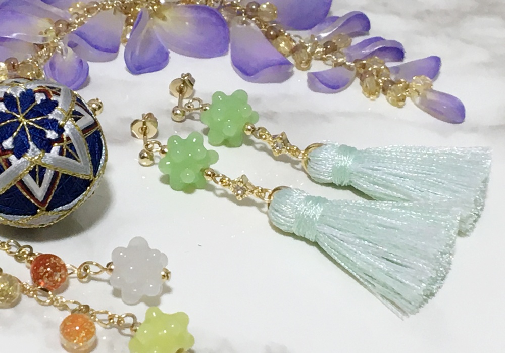 【刀剣乱舞】ガラス製ピアス(イヤリングに変更できます)