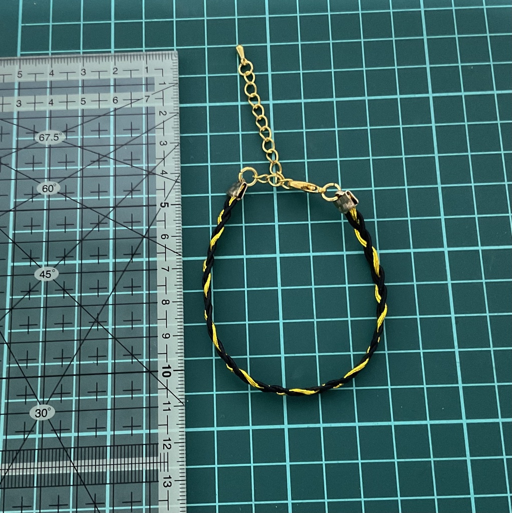 ユニコーンガンダムモチーフ/水引ブレスレット