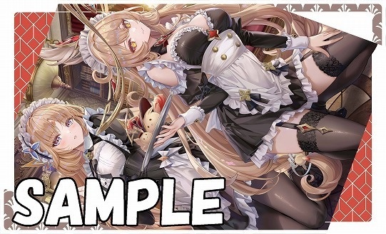 【新作プレイマット】メイドアリス＆ニコ