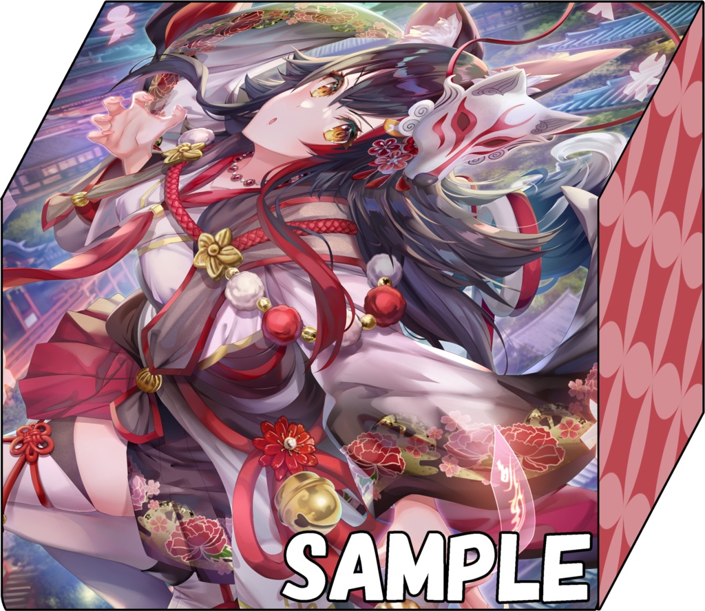 【旧作合皮デュアルデッキケース】陰陽師ミオ