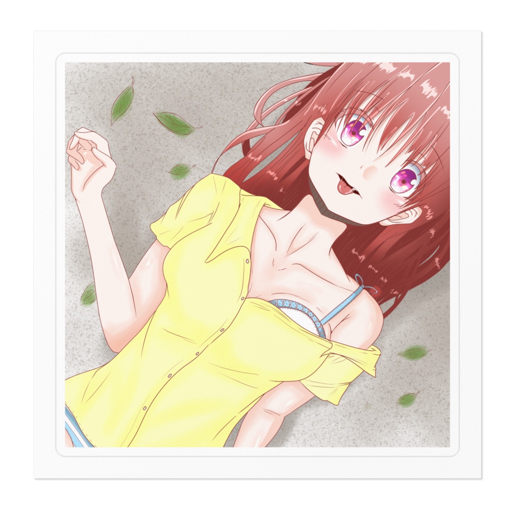 JAKENさんオリジナル 女の子のステッカー