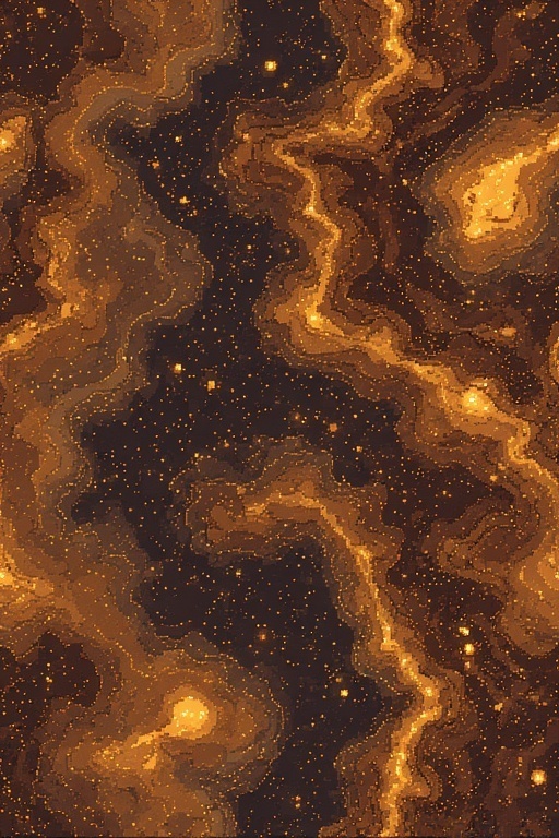 Stellar Ember Nebula Pack|金色の星雲テクスチャ素材集